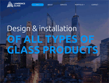 Tablet Screenshot of lawrence-glass.com